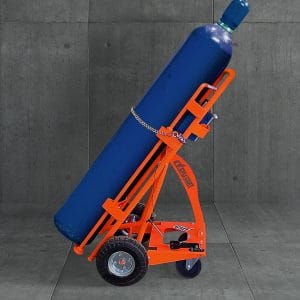 Cyli Cart single gas cylinder cart with chain – re-rendered product photo
